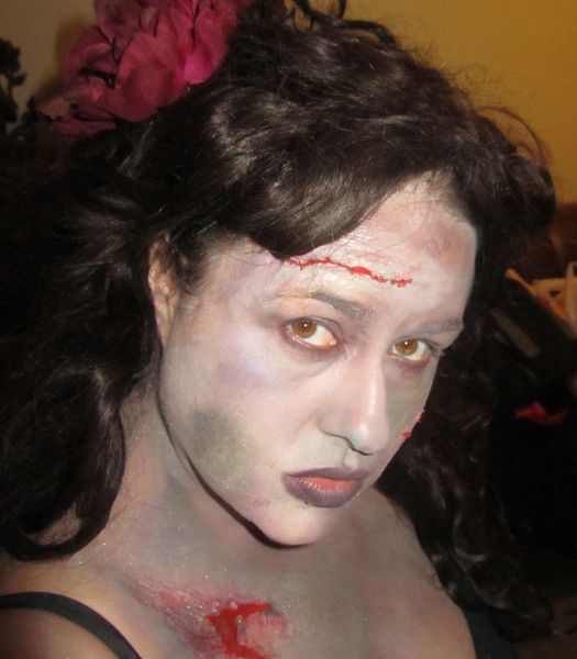 I was a Zombie Pinup for Halloween Tuesday was election day and marked the