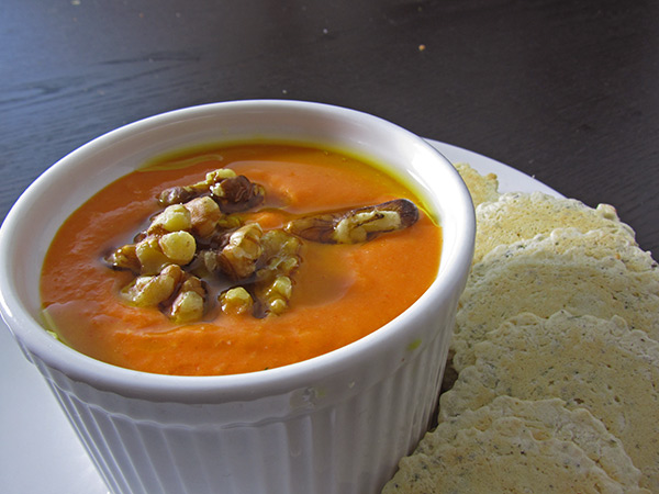 Lowfat, Vegan, & Gluten-Free Roasted Red Pepper Dip Lowfat, Vegan, & Gluten-Free Roasted Red Pepper Dip