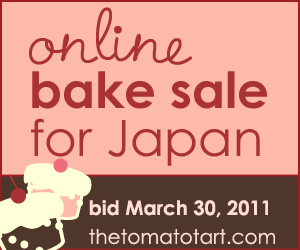 Online Bake Sale for Japan! March 30!