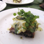 Short Ribs with Wild Leek Egg Salad Short Ribs with Wild Leek Egg Salad