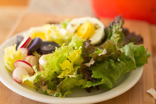 Radish Egg Potato Salad