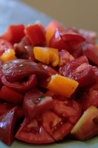 Chopped Heirloom Tomatoes